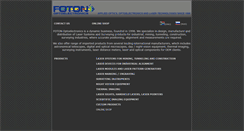 Desktop Screenshot of foton.co.za