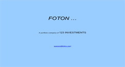 Desktop Screenshot of foton.com