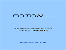 Tablet Screenshot of foton.com